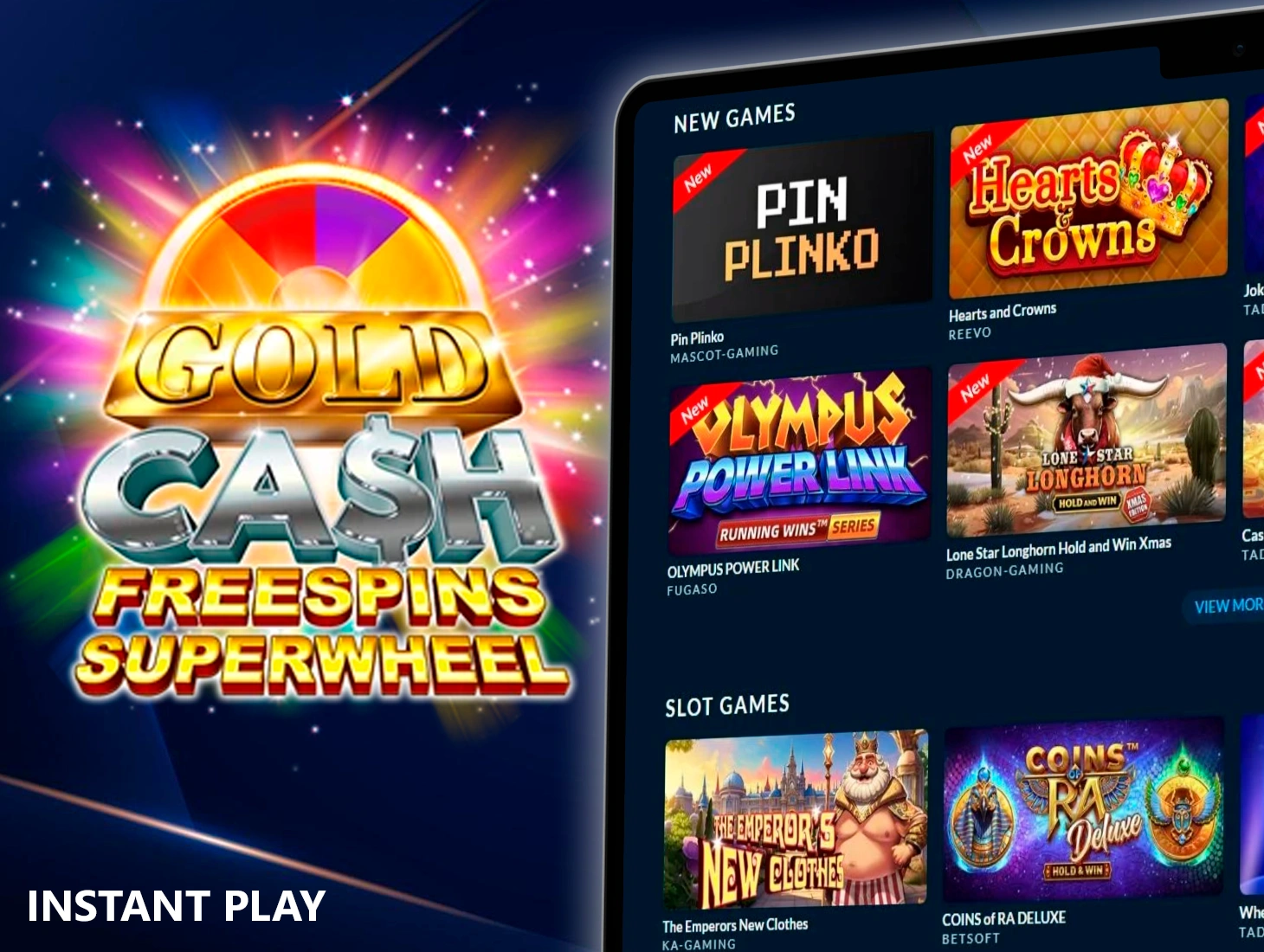 Instant Play lets you access your favorite Punt Casino games directly from your computer browser